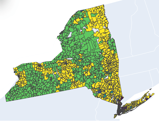 CultureGraphics segmentation view of New York