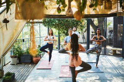 Lululemon retail loyalty pop-up yoga event